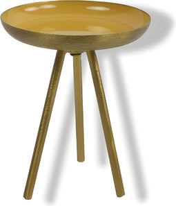 Plateau o/driepoot ro Madras geel