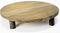 Plateau teak naturel d40h9 cm