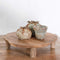Plateau teak naturel d40h9 cm