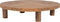 Plateau teak naturel d40h9 cm