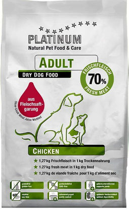 PLATINUM Adult Chicken - Trockenfutter für Hunde - 5 kg