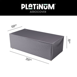 Platinum AeroCover - Loungebankhoes - 250x100xH70cm - Ademend - Waterproof - Hoge kleurechtheid