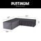 Platinum AeroCover - Loungebankhoes L-vorm - 235x235x100xH70cm - Ademend - Waterproof - Hoge kleurechtheid