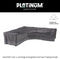 Platinum AeroCover - Loungebankhoes L-vorm Trapezium - 300x300x90xH65/90cm - Ademend - Waterproof - Hoge kleurechtheid