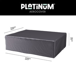 Platinum AeroCover - Loungesethoes - 220x220xH70cm - Ademend - Waterproof - Hoge kleurechtheid