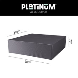 Platinum AeroCover - Loungesethoes - 235x235xH70cm - Ademend - Waterproof - Hoge kleurechtheid