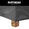 Platinum AeroCover - Loungetafelhoes - 74x74xH60cm - Ademend - Waterproof - Hoge kleurechtheid