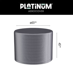 Platinum AeroCover - Loungetafelhoes - Ø65xH45cm - Ademend - Waterproof - Hoge kleurechtheid