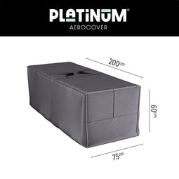 Platinum AeroCover - Tuinkussenhoes - 200x75xH60cm - Ademend - Hoge kleurechtheid