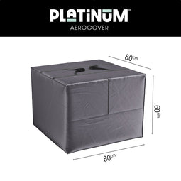 Platinum AeroCover - Tuinkusssenhoes - 80x80xH60cm - Ademend - Hoge kleurechtheid