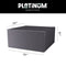 Platinum AeroCover - Tuinsethoes - 130x130xH85cm - Ademend - Waterproof - Hoge kleurechtheid