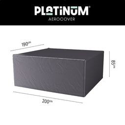 Platinum AeroCover - Tuinsethoes - 200x190xH85cm - Ademend - Waterproof - Hoge kleurechtheid