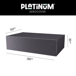 Platinum AeroCover - Tuinsethoes - 280x150xH85 - Ademend - Waterproof - Hoge kleurechtheid