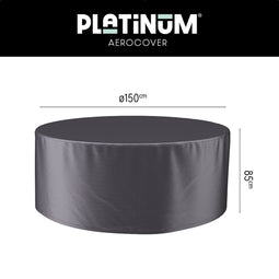 Platinum AeroCover - Tuinsethoes - Ø150xH85cm - Ademend - Waterproof - Hoge kleurechtheid