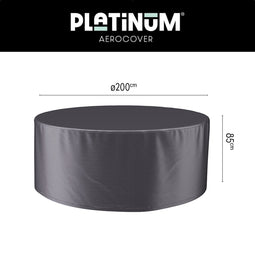 Platinum AeroCover - Tuinsethoes - Ø200xH85cm - Ademend - Waterproof - Hoge kleurechtheid