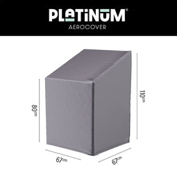 Platinum AeroCover - Tuinstoelhoes - 67x67xH80/110cm - Ademend - Waterproof - Hoge kleurechtheid