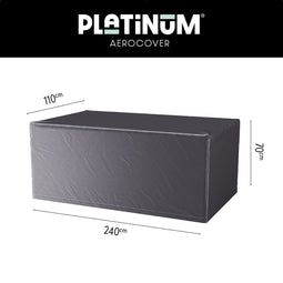 Platinum AeroCover - Tuintafelhoes- 240x110xH70cm - Ademend - Waterproof - Hoge kleurechtheid