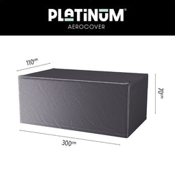 Platinum AeroCover - Tuintafelhoes - 300x110xH70cm - Ademend - Waterproof - Hoge kleurechtheid