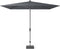 Platinum Sun & Shade - Middenstokparasol - Riva - 275x275cm - Antraciet - Easy-up draaisysteem - 96% UV protectie