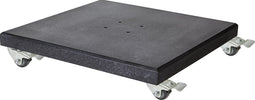 Platinum Sun & Shade – Parasolvoet – Modena – 120kg – Zwart gepolijst graniet – Zwenkwielen – Zwaar en stabiel