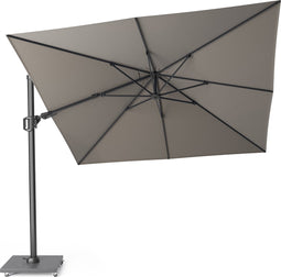 Platinum Sun & Shade – Zweefparasol - Challenger T² - 300x300 cm - Manhattan - Dubbel Kantelbaar - 360° Draaibaar – 98% UV protectie