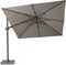 Platinum Sun & Shade – Zweefparasol - Challenger T² - 300x300 cm - Manhattan - Dubbel Kantelbaar - 360° Draaibaar – 98% UV protectie