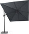 Platinum Sun & Shade – Zweefparasol – Challenger T² - 350x260cm – Antraciet – Dubbel Kantelbaar – 360° Draaibaar – 96% UV protectie