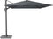 Platinum Sun & Shade – Zweefparasol – Challenger T² - 350x260cm – Antraciet – Dubbel Kantelbaar – 360° Draaibaar – 96% UV protectie