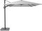 Platinum Sun & Shade – Zweefparasol – Challenger T² - 350x260cm – Lichtgrijs – Dubbel Kantelbaar – 360° Draaibaar – 96% UV protectie