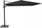 Platinum Sun & Shade – Zweefparasol - Challenger T² Premium - 300x300 cm - Matt Black - Jet Black - Dubbel Kantelbaar - 360° Draaibaar – 98% UV protectie
