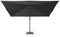 Platinum Sun & Shade – Zweefparasol – Challenger T¹ Premium - 400x300cm – Faded Black – Kantelbaar – 360° Draaibaar – 98% UV protectie