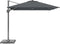 Platinum Sun & Shade – Zweefparasol – Voyager T² - 270x270cm - Antraciet - Dubbel Kantelbaar - 360° Draaibaar - 96% UV protectie