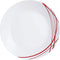 Platt tallrik Arcopal Domitille Tweekleurig Glas (25 cm) (12 Stuks)