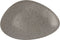 Platt tallrik Ariane Oxide Driehoekig Keramisch Grijs (Ø 29 cm) (6 Stuks)