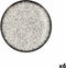 Platt tallrik Ariane Rock Keramisch Zwart (Ø 24 cm) (6 Stuks)