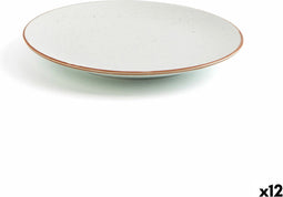 Platt tallrik Ariane Terra Keramisch Beige (Ø 18 cm) (12 Stuks)