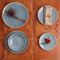 Platt tallrik Ariane Terra Keramisch Blauw (24 cm) (6 Stuks)