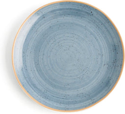 Platt tallrik Ariane Terra Keramisch Blauw (Ø 21 cm) (12 Stuks)