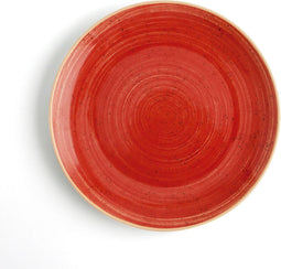 Platt tallrik Ariane Terra Keramisch Rood (24 cm) (6 Stuks)