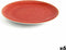 Platt tallrik Ariane Terra Keramisch Rood (24 cm) (6 Stuks)