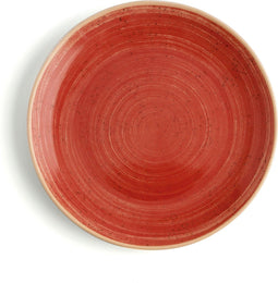 Platt tallrik Ariane Terra Keramisch Rood Ø 18 cm (12 Stuks)