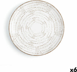 Platt tallrik Ariane Tornado Keramisch Tweekleurig (Ø 27 cm) (6 Stuks)