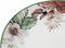 Platt tallrik DKD Home Decor Blommor Porselein (27 x 27 x 2 cm)