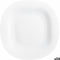Platt tallrik Luminarc Carine Wit Glas (Ø 26 cm) (24 Stuks)