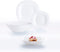 Platt tallrik Luminarc Carine Wit Glas (Ø 26 cm) (24 Stuks)