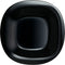 Platt tallrik Luminarc Carine Zwart Glas (Ø 26 cm) (24 Stuks)