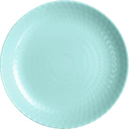 Platt tallrik Luminarc Pampille Turkoois Glas (25 cm) (24 Stuks)
