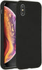 Accezz Liquid Silicone Backcover iPhone Xs / X - Schokabsorberend - Zwart