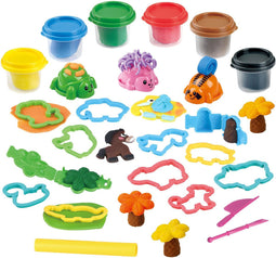 Play Dieren Eiland Kleiset. 6 Kleipotjes