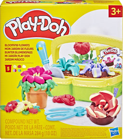 Play-Doh Bloeiende Bloemen Speelset - Boetseerklei - Inclusief 5 Play-Doh potjes - Knutselen voor kinderen